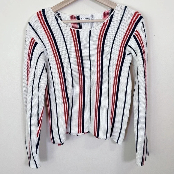 Frame Cropped  Crew Neck Sweater - Picture 2 of 14